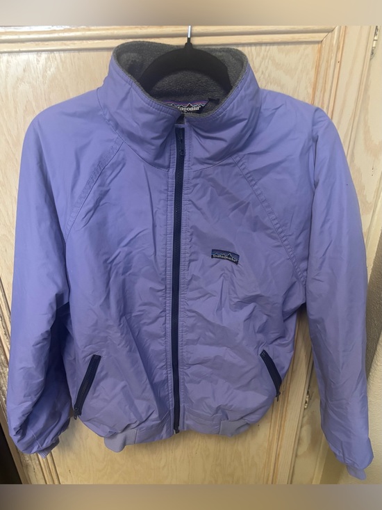 Patagonia Jackets & Blazers - Patagonia Fleece Lined Jacket Size 11/12 Made in USA Synchilla Purple Zip